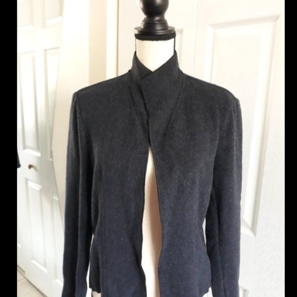 HARVE BENARD Gray & Pink Open Cardigan - Picture 6 of 7